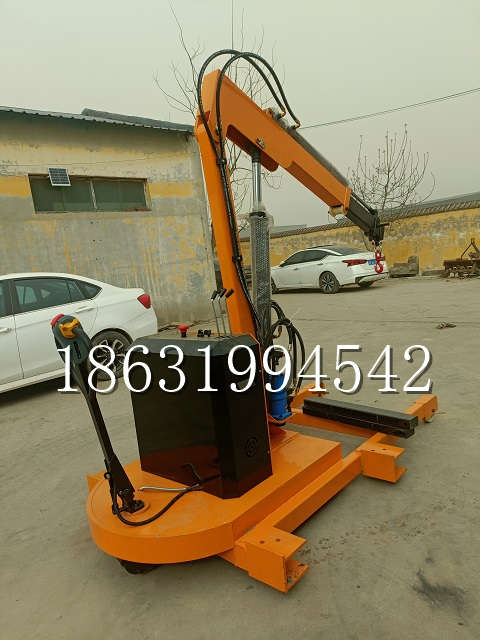 行唐县自卸车厢随车吊 自制轮式四不像起重机 四驱平板吊 5吨 贵盛